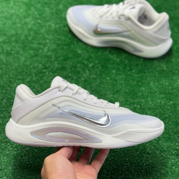 Nike A'One Pearl Womens Basketball White FZ8605-100 VNDS Sz 8.5 - Picture 1 of 7